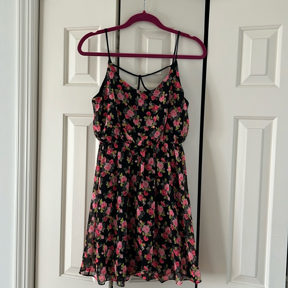 Floral summer sundress, flowy and light